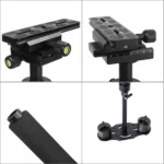YELANGU S60N Aluminum Handheld Stabilizer for Camcorder DV Video Camera DSLR - Image 5