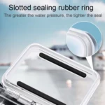 For GoPro HERO8 Black 45m Waterproof Housing Protective Case with Buckle Basic Mount & Screw & Floating Bobber Grip & Strap & Anti-Fog Inserts - Image 5