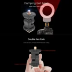 LUXCeO PA1 Camera Universal Hot Shoe Holder Damping Ball-Head Bracket - Image 6