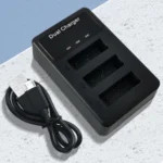 For Sony NP-BX1 LCD Display USB Triple Charger with USB Cable - Image 2
