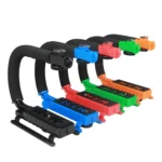 YELANGU S2-1 C-shaped  Video Handle DV Bracket Stabilizer for All SLR Cameras and Home DV Camera - Image 2