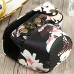 Flower Pattern PU Leather Camera Case for Sony A6000 / A6300 / A6400 / Nex 6 - Image 4