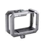 RUIGPRO for GoPro HERO10 Black / HERO9 Black Metal Border Frame Mount Protective Cage with Dual Cold Shoes Base - Image 2