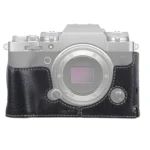 1/4 inch Thread Litchi Texture PU Leather Camera Half Case Base for FUJIFILM X-T4
