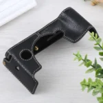 1/4 inch Thread Litchi Texture PU Leather Camera Half Case Base for FUJIFILM X-T4 - Image 4