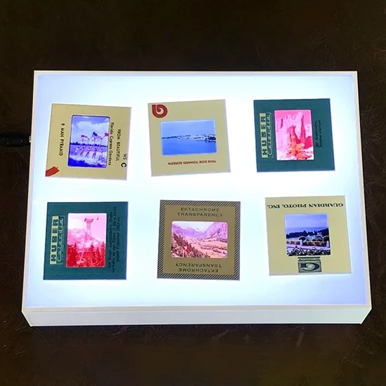 DCA1371W_4.webp Photo Viewer LED Lightbox Board Box, US Plug - Image 5