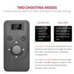 YELANGU L80TC 80cm Electrical Slide Rail Track with 2.4GHz Remote Control for SLR Cameras / Video Cameras - Image 5