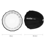 Godox P90L Diameter 90cm Parabolic Softbox Reflector Diffuser for Studio Speedlite Flash Softbox - Image 4