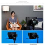 FEELWORLD TP10 Portable 10-inch Folding Teleprompter with Remote Control Lens Adapter Ring For Below 10 inches Smartphone / Tablet - Image 6