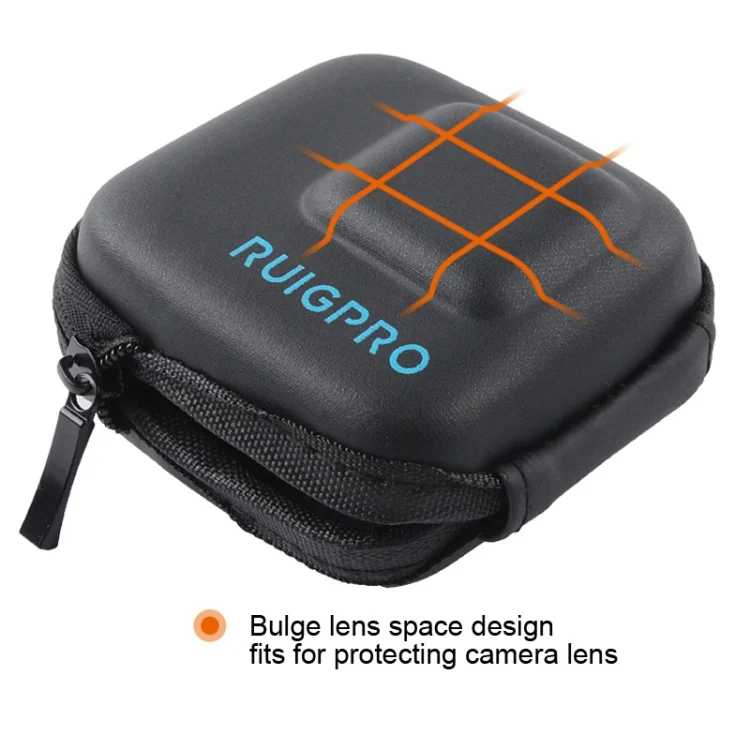 DCA1413B_2.webp RUIGPRO Super Mini EVA Storage Protective Case Box for GoPro Hero11 Black / HERO10 Black / HERO9 Black / HERO8 Black /7 /6 /5 - Image 3