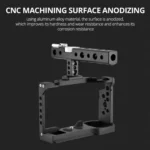 YELANGU C24 Video Camera Cage Stabilizer Kit with Handle for Sony Alpha 7C / A7C / ILCE-7C - Image 3