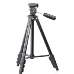 YUNTENG VCT-680RM 4-Section Folding Legs Aluminum Alloy Tripod Mount with Three-Dimensional Tripod Head for DSLR & Digital Camera, Adjustable Height: 46-138cm - Image 3