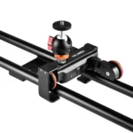 YELANGU L4X-60ET 60cm Splicing Slide Rail Track + Trolley Rail Buckle with Ballhead for SLR Cameras / Video Cameras - Image 4