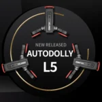 YELANGU L5 Electric Track Slider 3-Wheel Rolling Dolly Car, Load: 3kg - Image 2