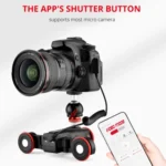 YELANGU L5 Electric Track Slider 3-Wheel Rolling Dolly Car, Load: 3kg - Image 7