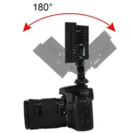 HD-160 White Light LED Video Light on-Camera Photography Lighting Fill Light for Canon, Nikon, DSLR Camera with 3 Filter Plates - Image 7