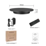 42cm Electric Rotating Display Stand Video Shooting Props Turntable, Load: 100kg, Plug-in Power, AU Plug - Image 6