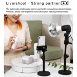 22cm Electric Rotating Display Stand Video Shooting Props Turntable, Load: 50kg, AU Plug - Image 3