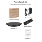 60cm Electric Rotating Display Stand Props Turntable, Load: 100kg, Plug-in Power, UK Plug - Image 8
