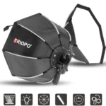 TRIOPO KS2-90 90cm Fast Loading Speedlite Flash Octagon Parabolic Softbox Diffuser - Image 3