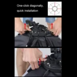 TRIOPO KS2-90 90cm Fast Loading Speedlite Flash Octagon Parabolic Softbox Diffuser - Image 4