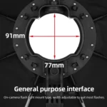 TRIOPO KX90 90cm Dome Speedlite Flash Octagon Parabolic Softbox Diffuser - Image 6