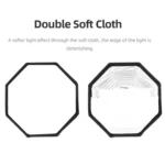 TRIOPO K2-65 65cm Speedlite Flash Octagon Parabolic Softbox Bowens Mount Diffuser - Image 8