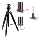 TRIOPO T258 Aluminum Alloy Tripod Monopod with D2 Ball Head - Image 6