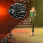 Lophoto LP-200 200W Continuous Light LED Studio Video Fill Light - Image 7