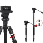 TRIOPO K2808 Aluminum Tripod Mount with HY-350 Heavy Duty Damping Head - Image 6