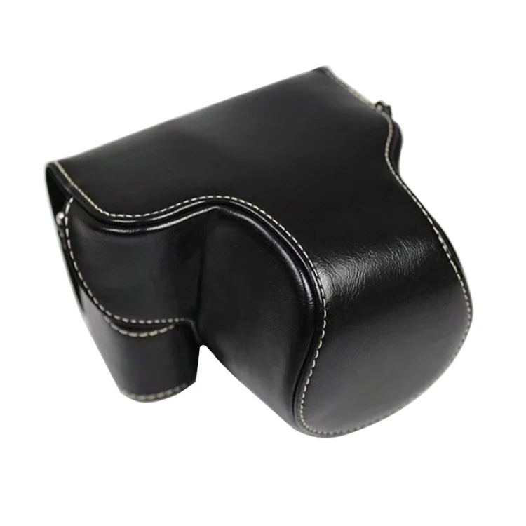 DCA1584B.webp Full Body Camera PU Leather Case Bag for Sony LCE-7C / Alpha 7C / A7C 28-60mm / 40.5mm Lens - Image 1