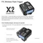 Godox X2T-S E-TTL II Bluetooth Wireless Flash Trigger for Sony - Image 7