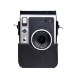 Vertical Full Body Camera PU Leather Case Bag with Strap for FUJIFILM instax mini Evo - Image 4
