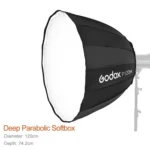 Godox P120H 120cm Deep Parabolic Softbox Reflector Diffuser Studio Light Box - Image 5