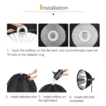 Godox P120H 120cm Deep Parabolic Softbox Reflector Diffuser Studio Light Box - Image 7