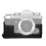 1/4 inch Thread PU Leather Camera Half Case Base for FUJIFILM X-T3/X-T2