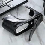 1/4 inch Thread PU Leather Camera Half Case Base for Leica Q2 - Image 5