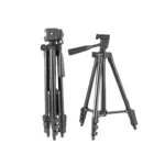 130cm 4-Section Folding Aluminum Alloy Tripod Mount with Three-Dimensional Head - Image 7