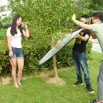 Godox FT01 2 in 1 Gold / Silver Oval Folding Reflector Board, Size: 90 x 120cm - Image 7