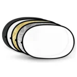 Godox FT05-1 100 x 150cm 5-in-1 Silver / Soft / Gold / White / Black Oval Folding Reflector Board - Image 2