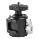 BEXIN HK25 Aluminum Alloy Cold Shoe Tripod Adapter Ball Head