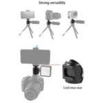BEXIN HK25 Aluminum Alloy Cold Shoe Tripod Adapter Ball Head - Image 7