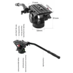 BEXIN VH-105 360 Degree Panorama Heavy Duty Tripod Action Fluid Drag Head - Image 6