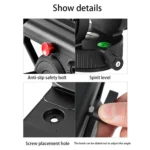 BEXIN VH-105 360 Degree Panorama Heavy Duty Tripod Action Fluid Drag Head - Image 7