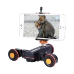 YELANGU L4X Camera Wheel Dolly II Electric Track Slider 3-Wheel Video Pulley Rolling Dolly Car with Remote Control for DSLR / Home DV Cameras, GoPro, Smartphones, Load: 3kg - Image 13