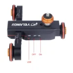 YELANGU L4X Camera Wheel Dolly II Electric Track Slider 3-Wheel Video Pulley Rolling Dolly Car with Remote Control for DSLR / Home DV Cameras, GoPro, Smartphones, Load: 3kg - Image 6