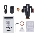 YELANGU L4X Camera Wheel Dolly II Electric Track Slider 3-Wheel Video Pulley Rolling Dolly Car with Remote Control for DSLR / Home DV Cameras, GoPro, Smartphones, Load: 3kg - Image 10