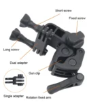 Clamp Mount Connecting Adapter Kit with Waterproof Back Cover for GoPro HERO6 /5 - Image 12