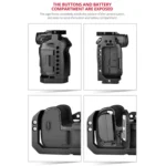 YELANGU C22 YLG0334B Video Camera Cage Stabilizer with Handle for Canon EOS R5/R6 - Image 12