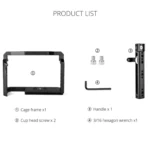 YELANGU C22 YLG0334B Video Camera Cage Stabilizer with Handle for Canon EOS R5/R6 - Image 16